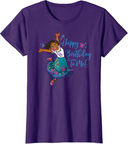 Vista 6 de Disney Camiseta Encanto Mirabel Madrigal ¡Feliz cumpleaños a mí! Negro