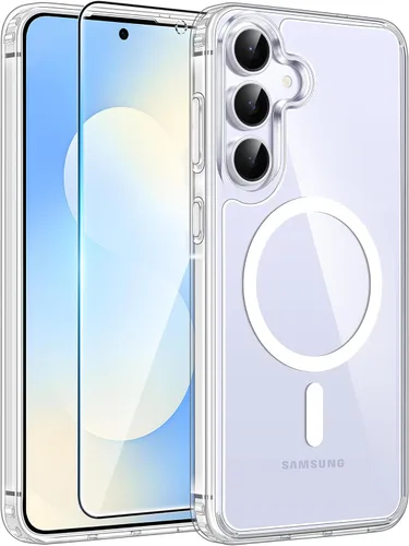 Vista 95 de FNTCASE para Samsung Galaxy Z Fold 7 Estuche Magnético: Funda de Teléfono Celular con Textura Mate Translúcida, Protección contra Caídas de Grado