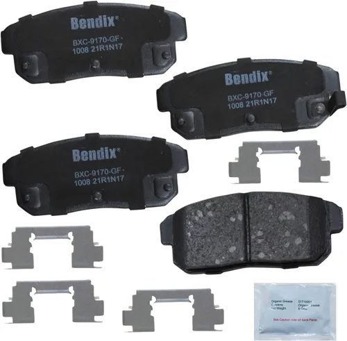 Vista 286 de Bendix Priority1 CFC154 - Juego de pastillas de freno de disco para Avanti II, Century, LeSabre, Regal, Riviera, chasis comercial, DeVille