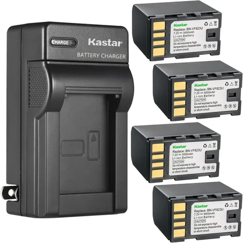 Vista 7 de Kastar Reemplazo del cargador de batería de pared de CA para JVC BN-VF808 BN-VF808U BN-VF815 BN-VF815U BN-VF823 BN-VF823U BN-VF915 BN-VF915U