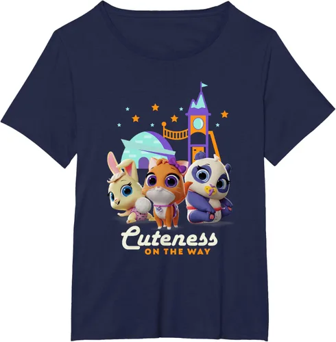 Vista 19 de Disney Camiseta Junior T.O.T.S. Cuteness On the Way Negro