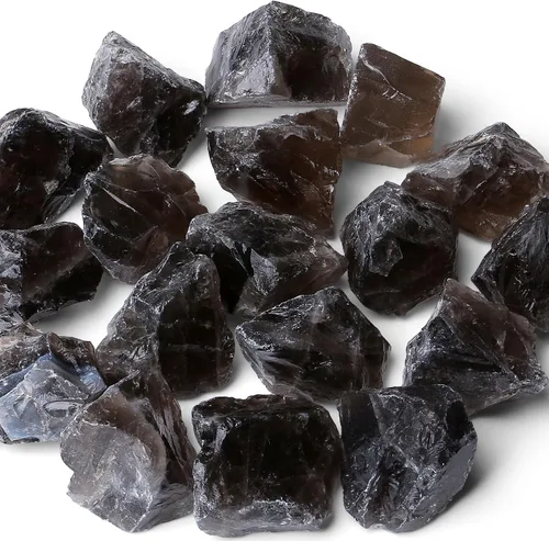 Vista 9 de MAIBAOTA Cristales Naturales a Granel Piedras de Cristal Curativo en Bruto de 1" Piedras Preciosas en Bruto Rugosas para Tamboreado, Pulido, Corte