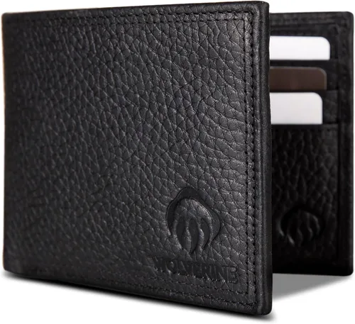 Vista 7 de WOLVERINE Men's Bifold Leather and Canvas Wallets