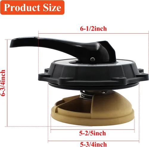 Vista 3 de Cubierta de llave y mango compatible con bomba de filtro de arena transparente INTEX 26645EG SX2100 Krystal