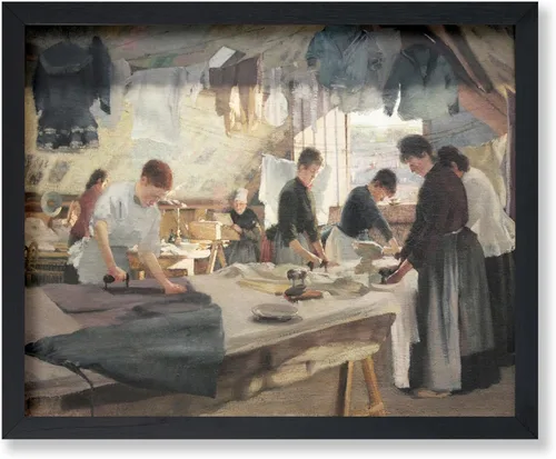 Vista 15 de Poster Master Póster vintage de la costurera, impresión retro de modista, bellas artes, arte impresionista, regalo para hombres y mujeres, gran
