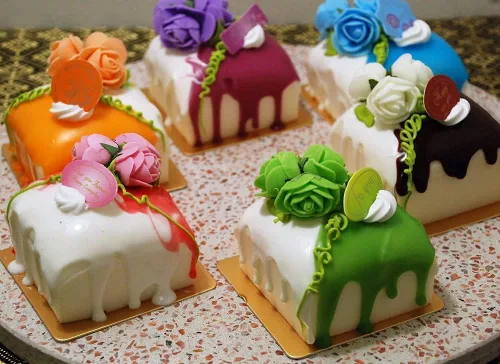 Vista 7 de Webake Molde cuadrado de silicona de 3 x 3 pulgadas para hornear porciones individuales para pastelería, cubitos de hielo, gelatina, jabón, velas