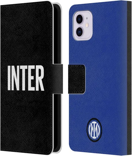 Vista 49 de Head Case Designs Funda de piel con licencia oficial de la bandera del Inter de Milán compatible con Apple iPhone 11