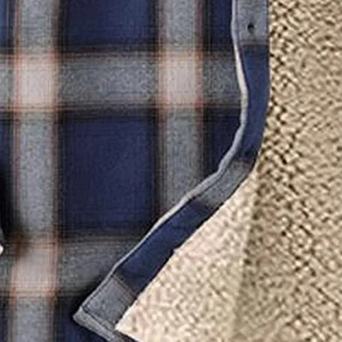 Vista 4 de Men's Winter Casual Jacket Flannel Button Down Jackets for Daily life Work Shopping