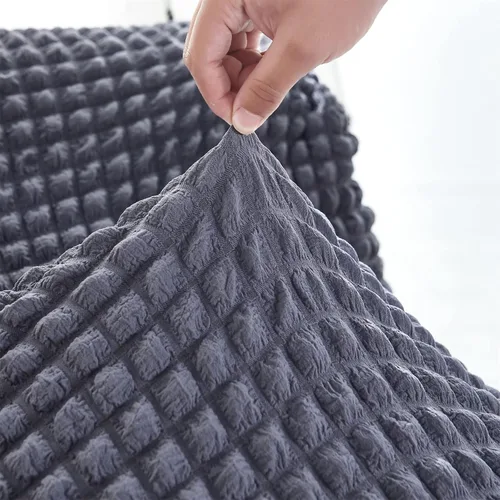 Vista 5 de TOPCHANCES Funda para silla Fireside, funda elástica para tumbona sin brazos, para sofá y muebles, protector de puf con parte inferior elástica