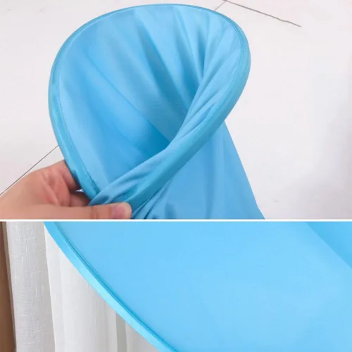 Vista 6 de Worparsen Parasol para cochecito protege al bebé de mosquitos y rayos UV, extensor, cubierta de malla transparente para corredores y verano rosa