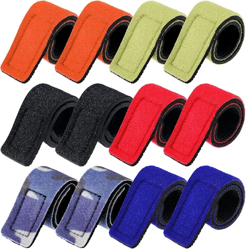 Vista 7 de Sumind 12 correas de caña de pescar, correas elásticas para cañas de pescar, correas elásticas para aparejos, soportes para cables aptos para cañas