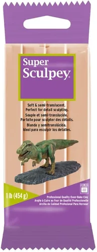 Vista 6 de Super Sculpey - Arcilla polimérica para horno, calidad profesional, beige, 1 libra (paquete de 3)