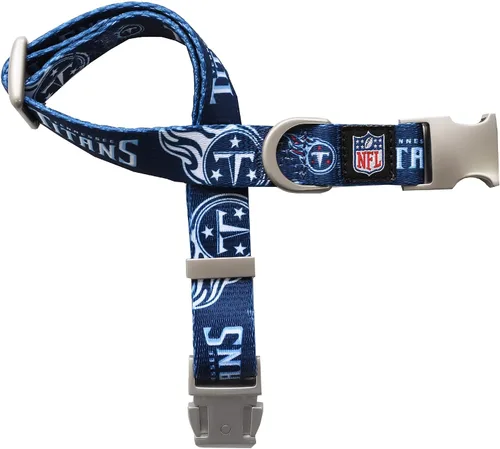 Vista 14 de Littlearth NFL Detroit Lions Pet Premium Collar, Team Color, Small 14-Color del