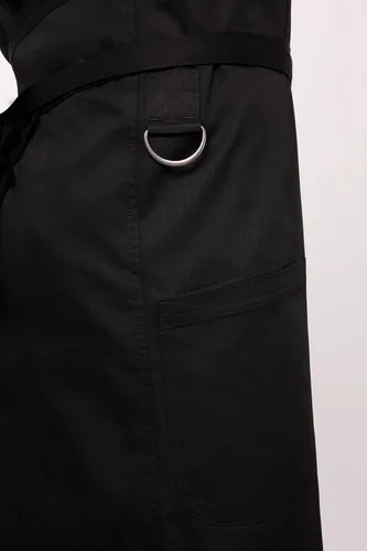Vista 8 de Chef Works Brio Chef's Bib Delantal para hombre, Negro