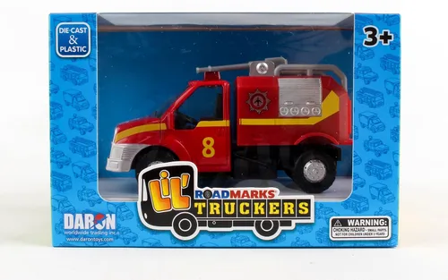 Vista 5 de Daron Lil Truckers Airport FIRE Camión, Rojo