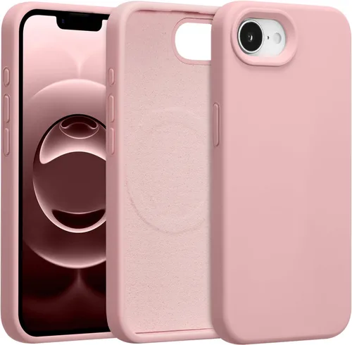 Vista 149 de Funda magnética de silicona para iPhone 13 Pro, color blanco antiguo [Compatible con Magsafe] [Forro de microfibra suave antiarañazos], funda