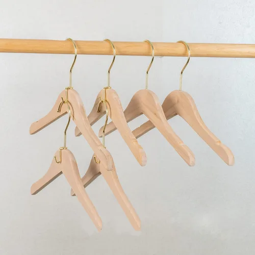Vista 4 de Percha para ropa, 72 unidades, ganchos de metal dorado, ganchos extensores, mini ganchos en cascada