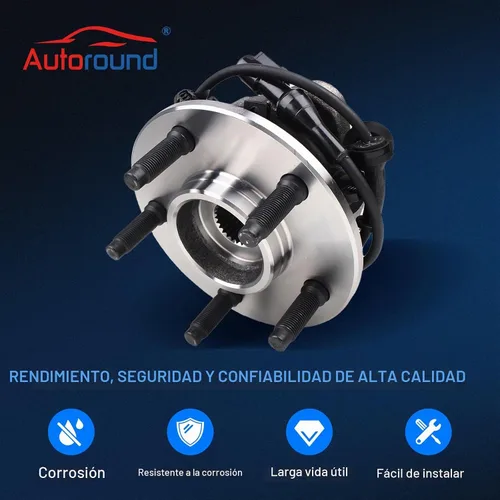 Vista 5 de Autoround 515003 - Conjunto de cubo de rueda delantera 4x4 para Ford