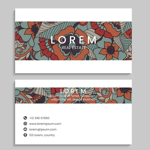 Vista 10 de Tarjetas de visita personalizadas: impresión de tarjetas de identificación profesional personalizada adecuada para mujeres (estilo 3)