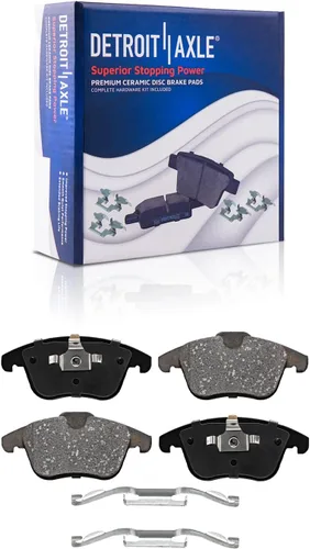Vista 47 de Detroit Axle - Pastillas de Freno Delantero Izquierdo Reemplazo de Pinza de Disco para Ford Fusion Mazda 6 Lincoln MKZ Mercury Milan 2006-2012