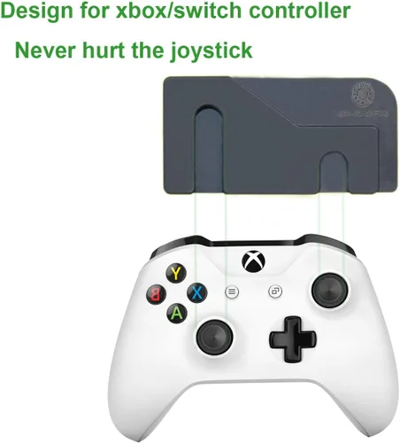 Vista 3 de Uberwith 2 Pack Controller Desk Mount holder for Xbox Series XS,Xbox Elite 12,Xbox One, Xbox 360,Switch Pro Controller with Strong Adhesive