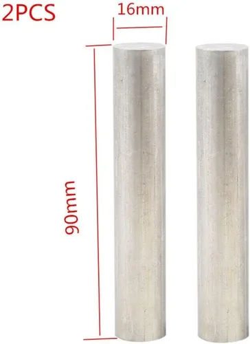 Vista 4 de TEAMWILL Barra de metal de magnesio 99.99% de magnesio 0.630 in x 3.543 in 0.63 "* 3.5" supervivencia de emergencia de fuego ligero