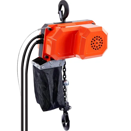Vista 11 de VEVOR Polipasto eléctrico de cadena, capacidad de carga de 330 libras, altura de elevación de 10 pies, velocidad de 10 pies/min, 120 V, grúa