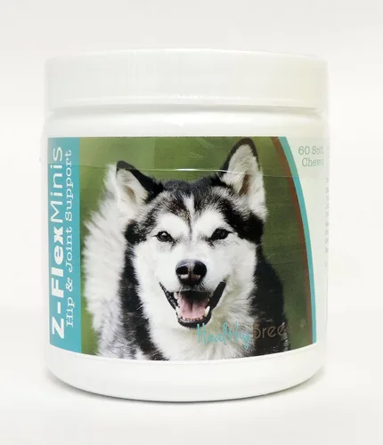 Vista 17 de Healthy Breeds Affenpinscher Z-Flex Minis - Masticables suaves para cadera y articulaciones, 60