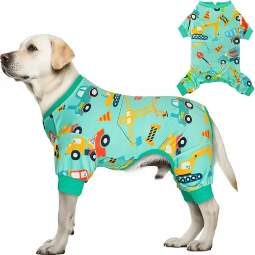Vista 30 de KYEESE - Pijama de terciopelo para perros, con patrón de patos amarillos, ropa elástica y suave para cachorros y perros pequeños, mameluco cómodo