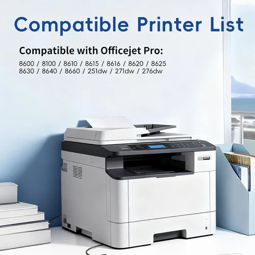 Vista 2 de Paquete combinado de cartuchos de tinta 950XL y 951XL (paquete de 4, BK, CMY) de repuesto para cartuchos de tinta HP 950 951, paquete combinado