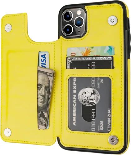 Vista 8 de ONETOP Funda tipo cartera para iPhone 11 Pro Max con tarjetero de crédito