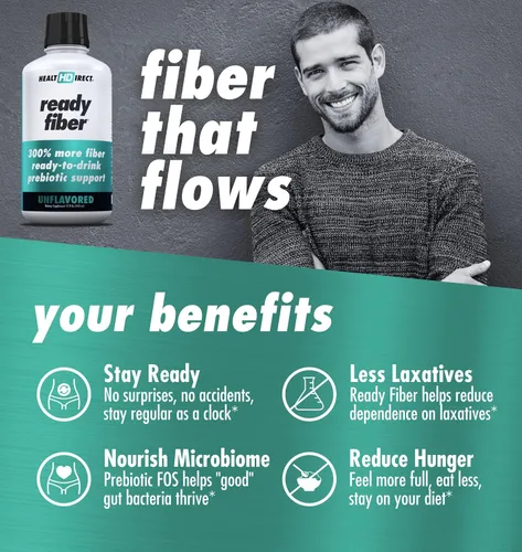 Vista 5 de HEALTH DIRECT - Ready Fiber - Suplemento de fibra líquida prebiótica para mujeres, hombres y niños - 15 onzas líquidas - 15-30 porciones, sin sabor