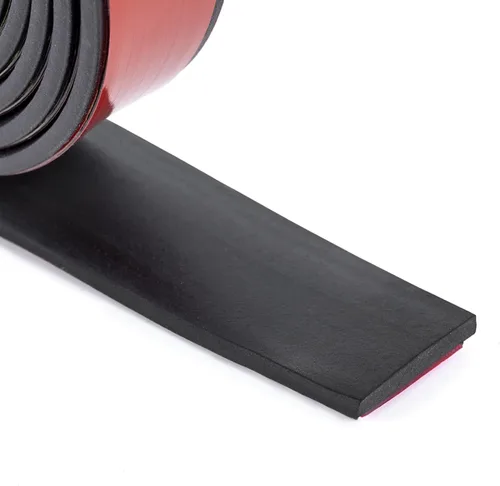 Vista 31 de Tiras de goma de neopreno con parte trasera adhesiva, junta autoadhesiva para acolchado de alfombrilla, 1 pulgada de ancho x 1/5 pulgadas de grosor