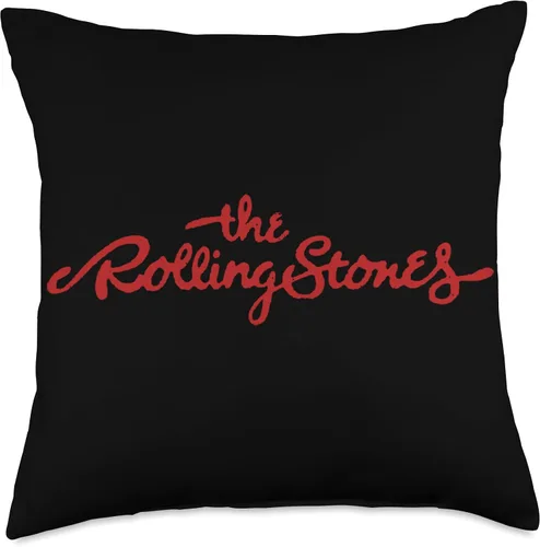 Vista 5 de The Rolling Stones - Almohada de tiro (16.0 x 16.0 in), color negro