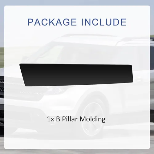 Vista 6 de Moldura de pilar B delantero izquierdo del lado del conductor 926-448 repuesto para puerta para Ford Explorer 2011-2016 BB5Z7820555BB Negro brillante