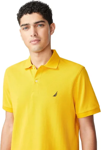 Vista 146 de Nautica playera polo clásica de mangas cortas, color sólido, para hombre