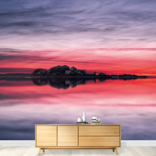 Vista 3 de SIGNWIN Mural de pared Playa y Mar Azul, Papel pintado autoadhesivo extraíble, decoración de pared para dormitorio, sala de estar, 66 x 96 pulgadas