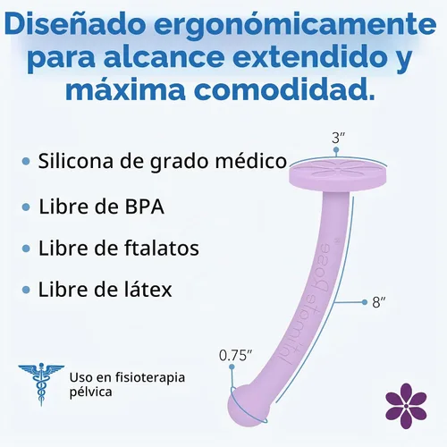 Vista 4 de Mango de dilatador de rosas íntimas para mujer - para uso Dilatadores