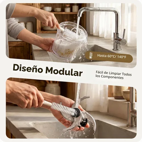 Vista 6 de Juego de procesador de alimentos de 4 tazas: picadora eléctrica de Negro