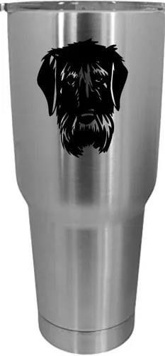 Vista 433 de Cairn Terrier - Vaso grabado con temática de perro, 30 onzas