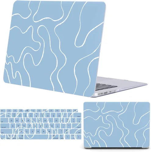 Vista 10 de Funda rígida de plástico para MacBook Air de 15 pulgadas y cubierta Mármol de oro beige