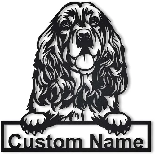 Vista 38 de zouwii Letrero de metal personalizado para perro Airedale Terrier Letrero de metal personalizado Airedale Terrier Airedale Terrier divertido