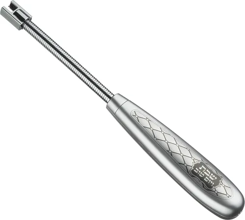 Vista 7 de Encendedor electrónico de vela Shabat, con cuello largo y flexible, resistente al viento, sin llama, recargable con carga USB y botón seguro Set 2