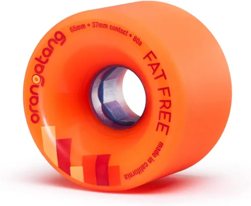 Vista 8 de Orangatang Fat Free 2.559 in Freeride Longboard Skateboard Ruedas (juego de 4)