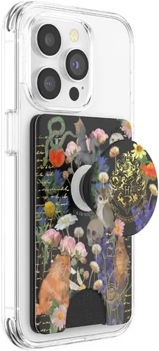 Vista 48 de PopSockets Cartera adhesiva para teléfono y tarjetero con agarre, púrpura - Aura