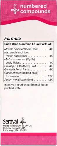 Vista 2 de UNDA 35 compuestos numerados Preparación homeopática 0.7 fl. oz.