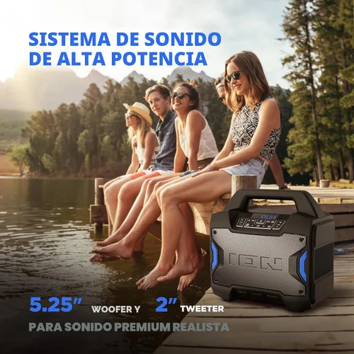 Vista 3 de ION Tailgater Boom 60W Portable Bluetooth Outdoor Speaker