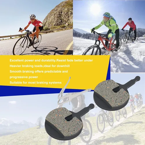 Vista 6 de AHL Pastillas de freno de disco semimetálicas para bicicleta AVID BB5 BB-5 MTB Bike