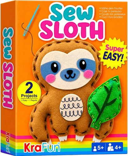 Vista 12 de KRAFUN Kit de costura de conejo para niños de 8 a 12 años, sin tijeras, sin Conejito