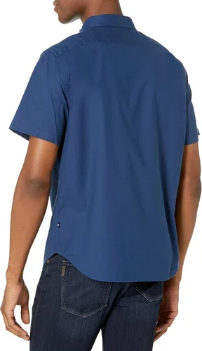 Vista 5 de Nautica Camisa Oxford de manga corta para hombre